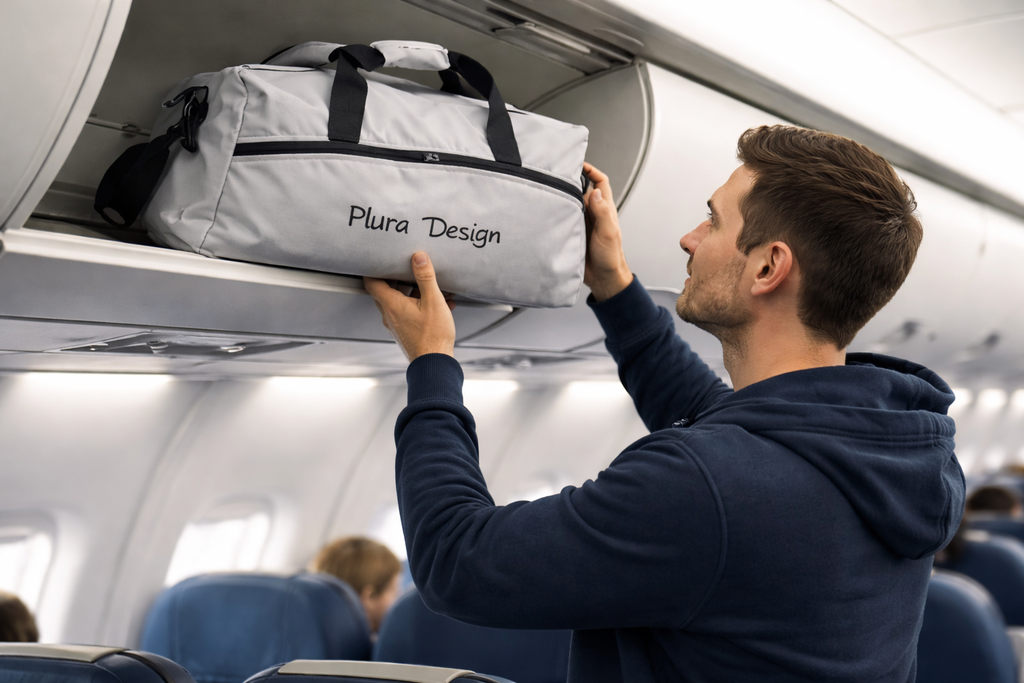 Geantă de voiaj și sport Plura Design Burgund - Spațioasă, Rezistentă, Ideală pentru Sală și Călătorii