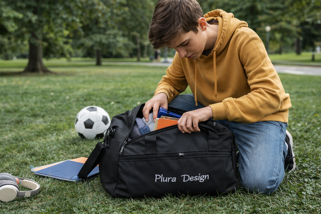 Geantă de voiaj și sport Plura Design - Spațioasă, Rezistentă, Ideală pentru Sală și Călătorii