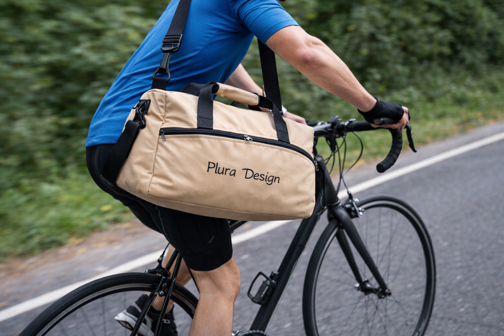 Geantă de voiaj și sport Plura Design Burgund - Spațioasă, Rezistentă, Ideală pentru Sală și Călătorii